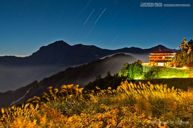 摄影师讲解星空银河与星轨的拍摄技巧,PS教程,图老师教程网