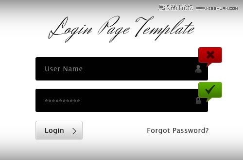 99个漂亮的网页注册和登录页设计PSD素材,PS教程,图老师教程网