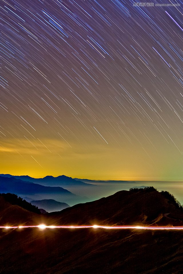 摄影师讲解星空银河与星轨的拍摄技巧,PS教程,图老师教程网