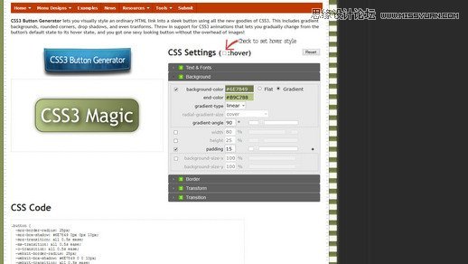 漂亮的CSS按钮样式集以及在线生成工具,PS教程,图老师教程网