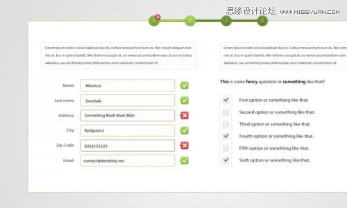 99个漂亮的网页注册和登录页设计PSD素材,PS教程,图老师教程网