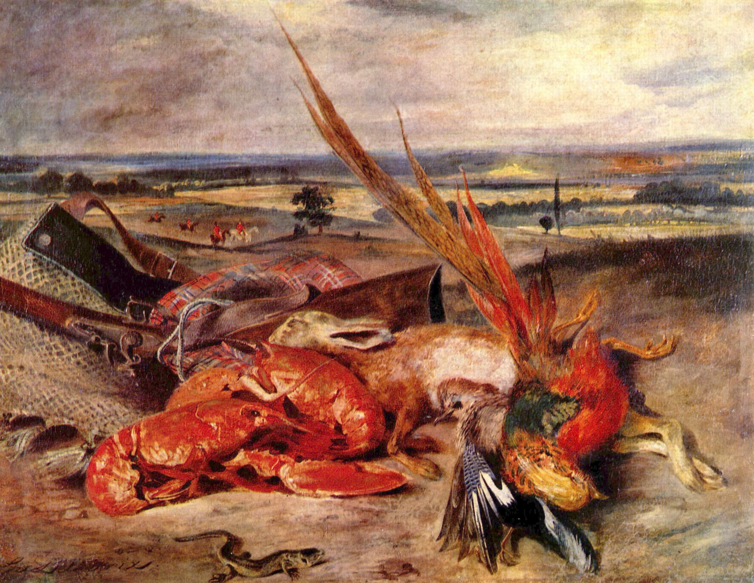 法国欧仁·德拉克罗瓦（Eugène Delacroix）油画作品一