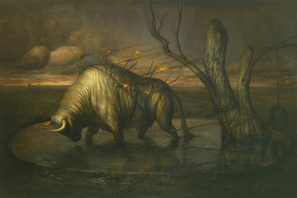 Martin Wittfooth 超现实主义插画作品欣赏