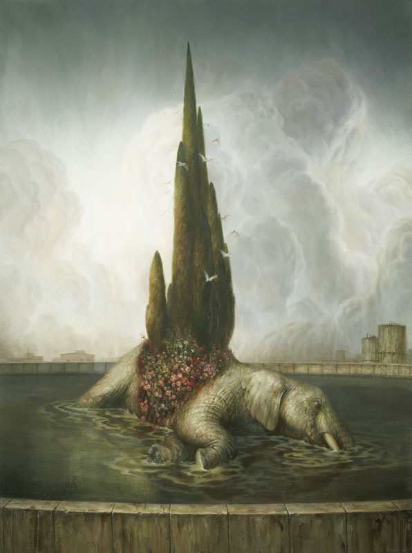 Martin Wittfooth 超现实主义插画作品欣赏