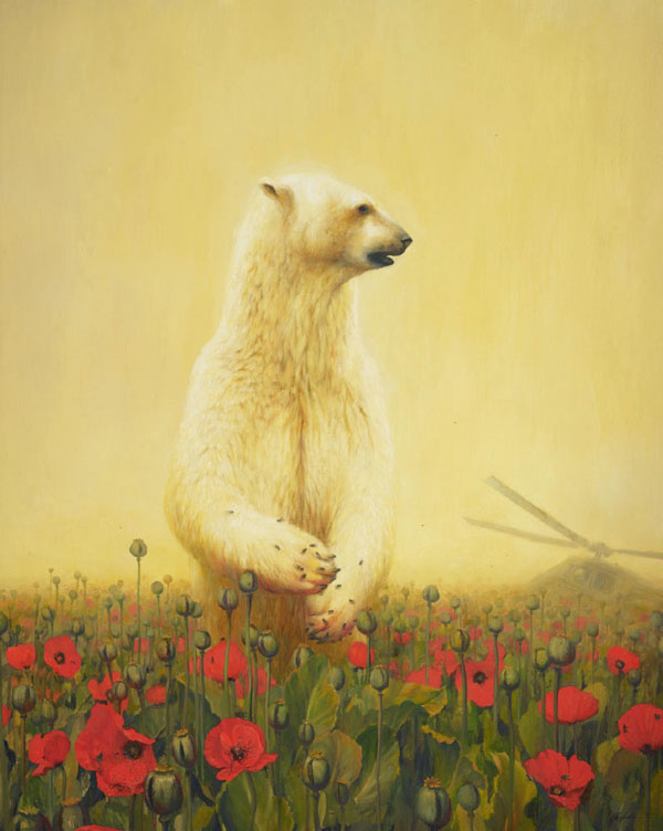 Martin Wittfooth 超现实主义插画作品欣赏