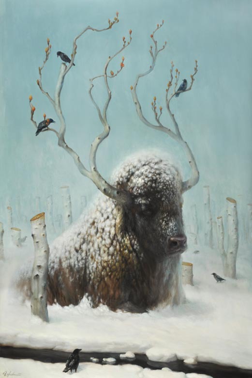 Martin Wittfooth 超现实主义插画作品欣赏