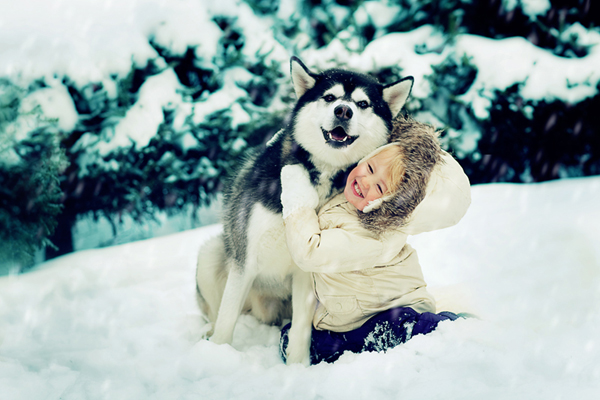 Elena Karneeva儿童摄影作品：雪地里的欢乐