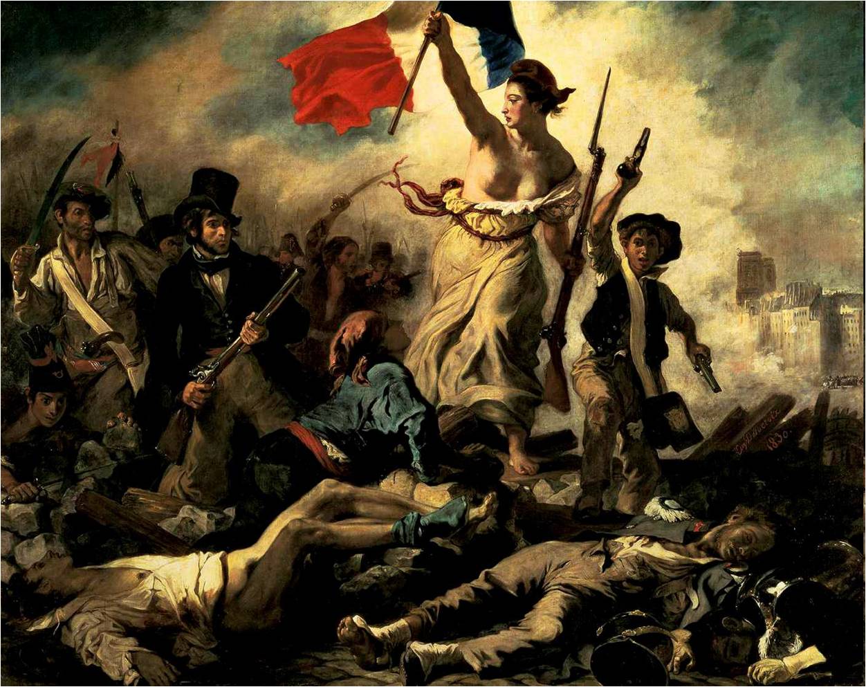 法国欧仁·德拉克罗瓦（Eugène Delacroix）油画作品一