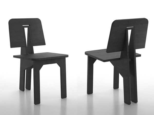 matali crasset one side + just my size - table and chair system for danese