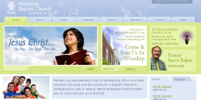 Memorial Baptist Church screen shot