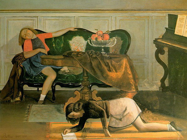 法国具象绘画大师巴尔蒂斯(Balthus)油画作品欣赏