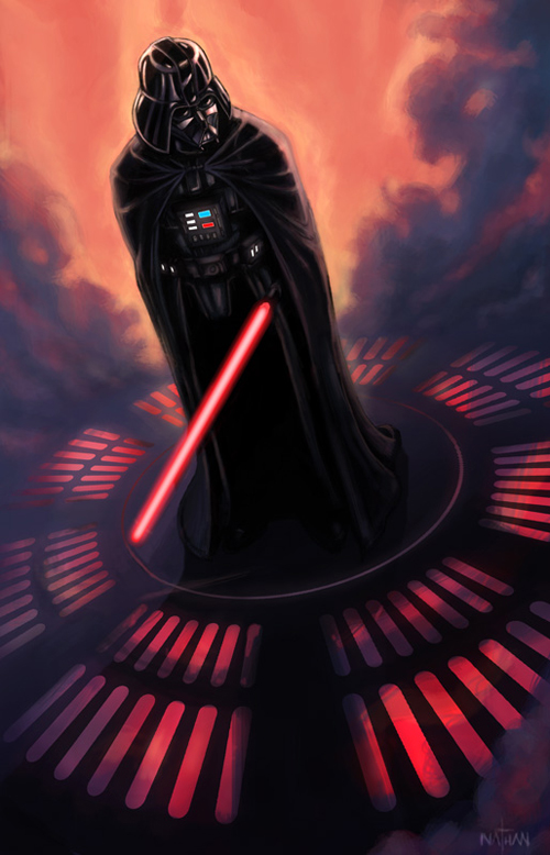 星球大战Darth Vader(黑武士)插画设计欣赏