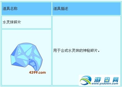 造梦西游3水灵珠碎片介绍