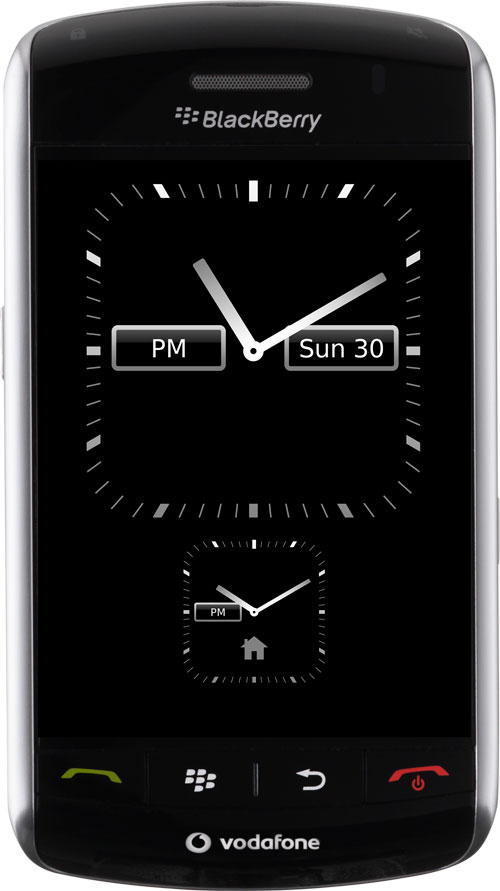 Vodafone BlackBerry Storm 界面设计 