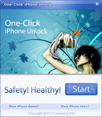 UI设计-One-Click iPhone Unlock软件界面设计