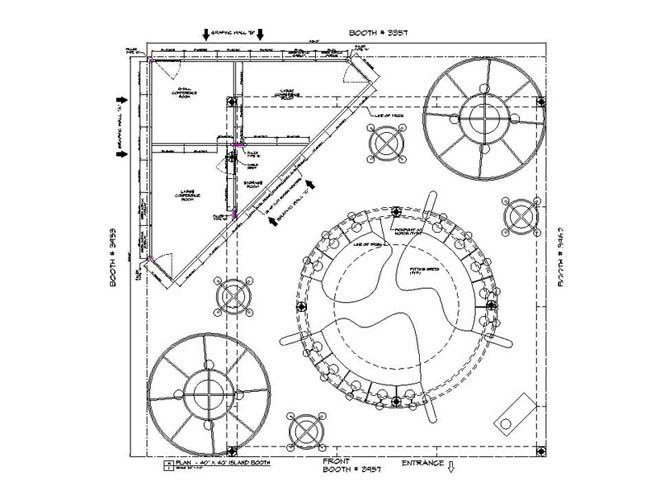 室内设计-多款展览台设计欣赏