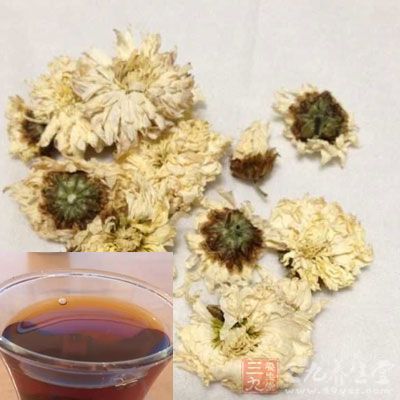 杭菊花30克，白糖适量。