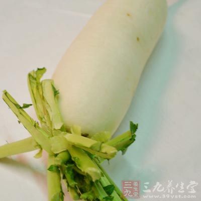 白萝卜也属于白色食物