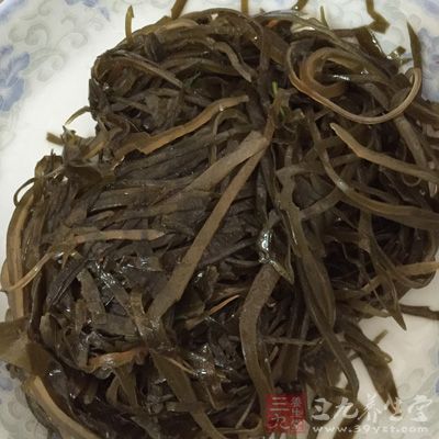 缺碘可多食海带、紫菜