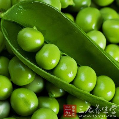 豌豆中所含的某些物质还有抗菌消炎、加强新陈代谢