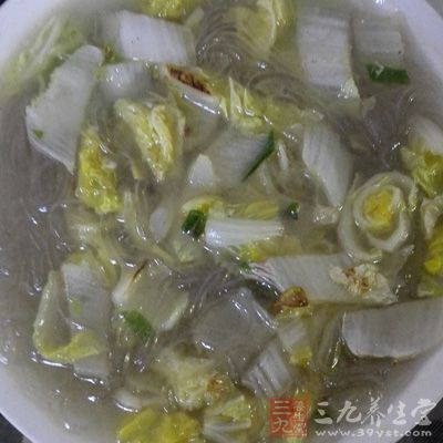 干白菜根汤治感冒