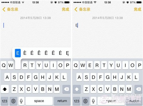 iPhone怎么打特殊符号？iPhone5s打出特殊字母符号方法