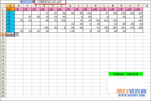 Excel教程 灵活运用INDEX函数制作动态图表