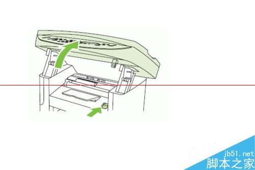 HP M1522 MFP打印机卡纸怎么清除？   图老师