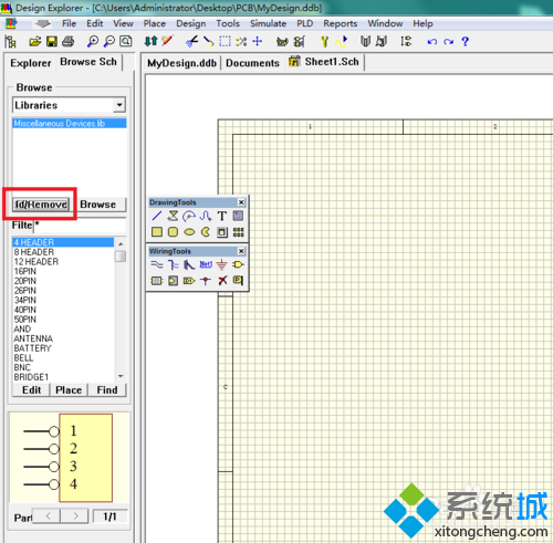 点击Add/Remove