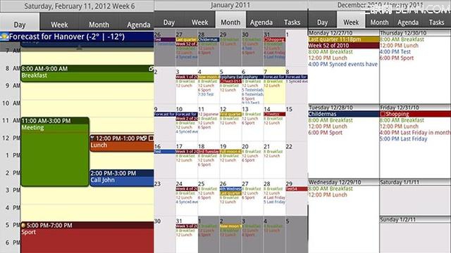 九款安卓日历应用推荐 有了它们让你事半功倍 