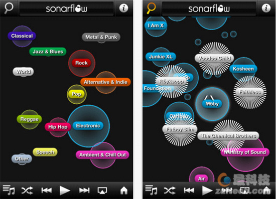 音乐搜索应用Sonarflow 上演听视觉双重盛宴 图老师教程