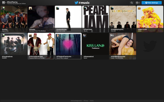 Twitter新服务#Music体验 可查看共享音乐状态