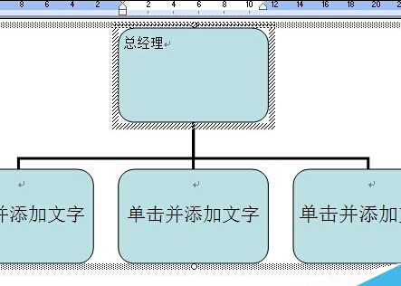 怎么用word做组织架构图