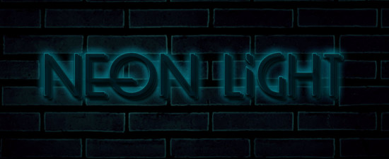 3 effect 550x225 Create Unique Neon Text Effect in Photoshop