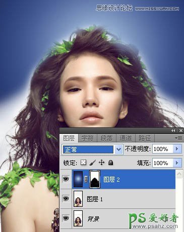 Photoshop创意合成时尚的非主流插画美女形象_潮流插画美女