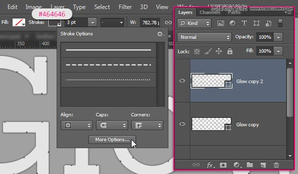 Photoshop绘制超酷的3D门牌艺术字教程,破洛洛