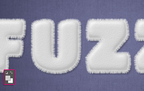 Striped Fuzzy Text Effect step 4