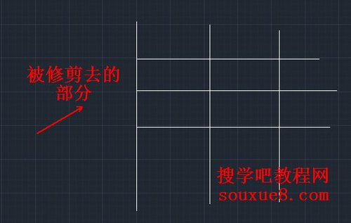 CAD教程：AutoCAD修剪对象功能详解