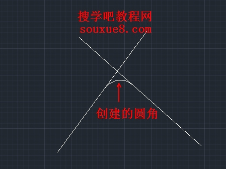 CAD教程：AutoCAD2013绘制圆角图文详解