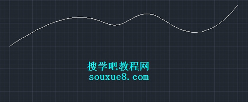 CAD教程：利用CAD控制点绘制样条曲线