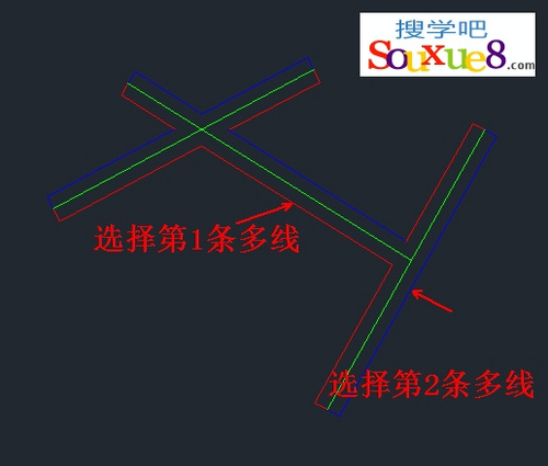 CAD教程：AutoCAD编辑与合并多线详解