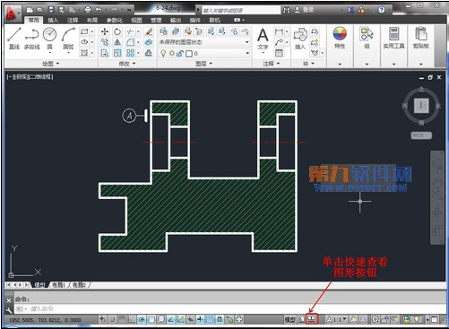 AutoCAD快速查看图像按钮教程  图老师