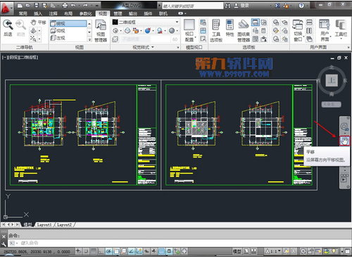 AutoCAD平移视图使用教程 图老师