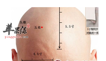 五处穴穴位位置图_五处穴的功效与作用_按摩手法