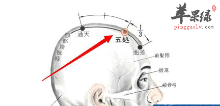 五处穴穴位位置图_五处穴的功效与作用_按摩手法