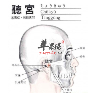 听宫穴位位置及图片_听宫穴的功效与作用_按摩手法