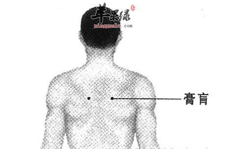膏肓穴位位置图_膏肓穴的功效与作用_按摩手法