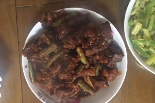 【图】豆角豆角炖排骨,土豆排骨炖菜谱土豆教泡藕带炒鸡胗家常菜图片
