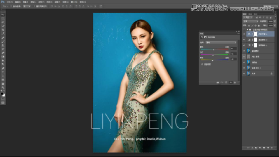 Photoshop调出室内人像照片唯美的时尚大片效果,PS教程,素材中国网