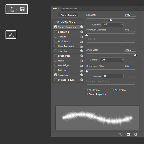 Photoshop利用自带的3D工具制作闪烁的舞厅灯光立体字